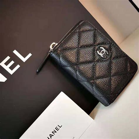 chanel o coin purse|Chanel classic zipped coin purse.